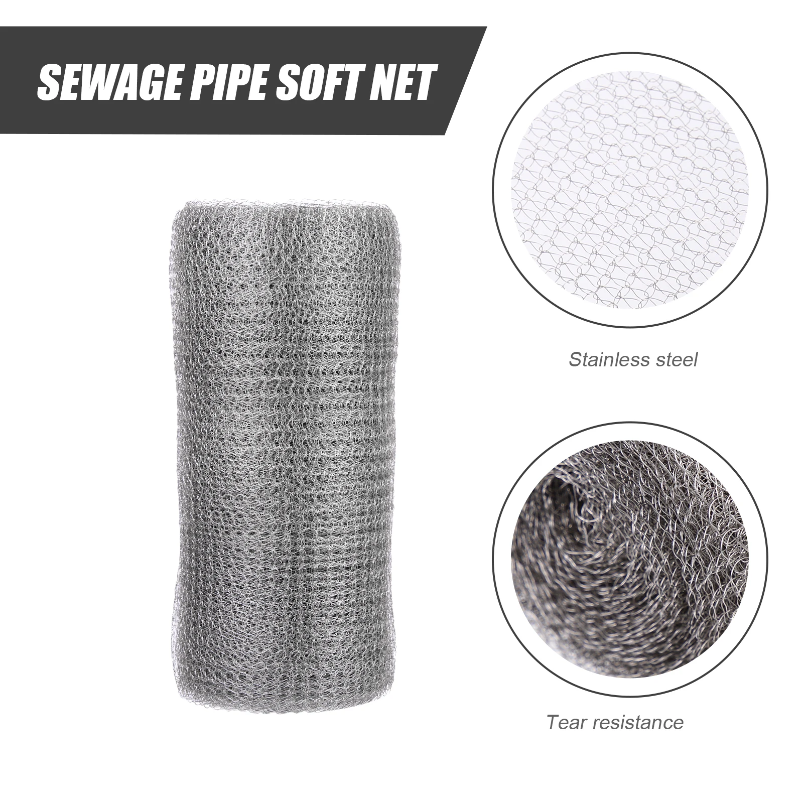 Stainless Steel Soft Mesh Net Break Resistant Anti-Insect Wire Screen for Air Conditioning Holes Windows House Protection
