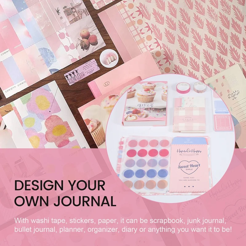 Aesthetic Scrapbook Kit(348Pcs), Junk Journal Kit With Journaling/Scrapbooking Supplies, Stationery
Aesthetic Scrapbook Kit(348Pcs), Junk Journal Kit With Journaling/Scrapbooking Supplies, Stationery
