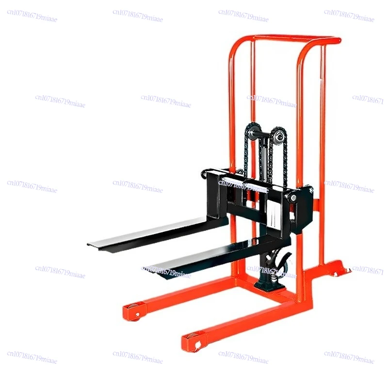 Lifting small forklift manual small light stacker miniature hydraulic lifting truck household
Lifting small forklift manual small light stacker miniature hydraulic lifting truck household