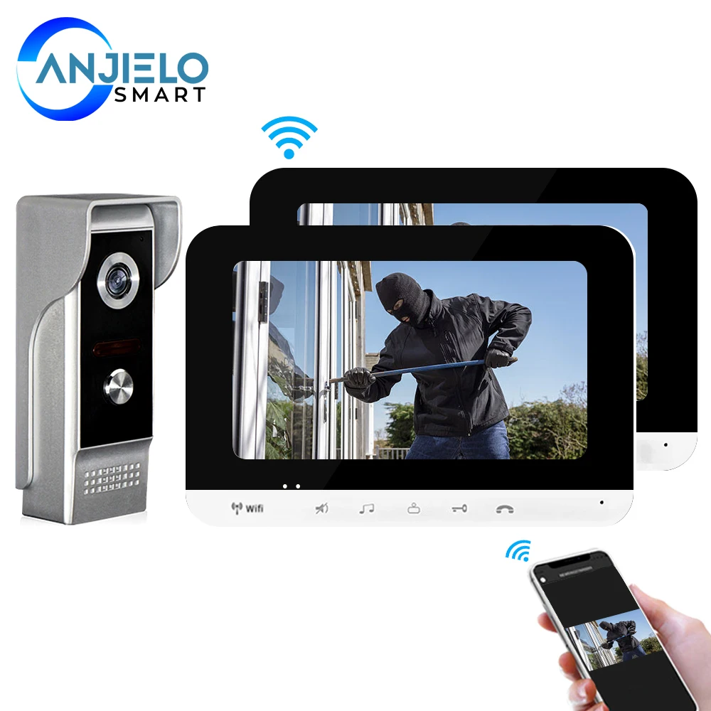 Wifi Video Door Entry Intercom For Apartment Wifi Video Phone Doorbell Home Security Protection Wifi Video Intercom For Home
Wifi Video Door Entry Intercom For Apartment Wifi Video Phone Doorbell Home Security Protection Wifi Video Intercom For Home