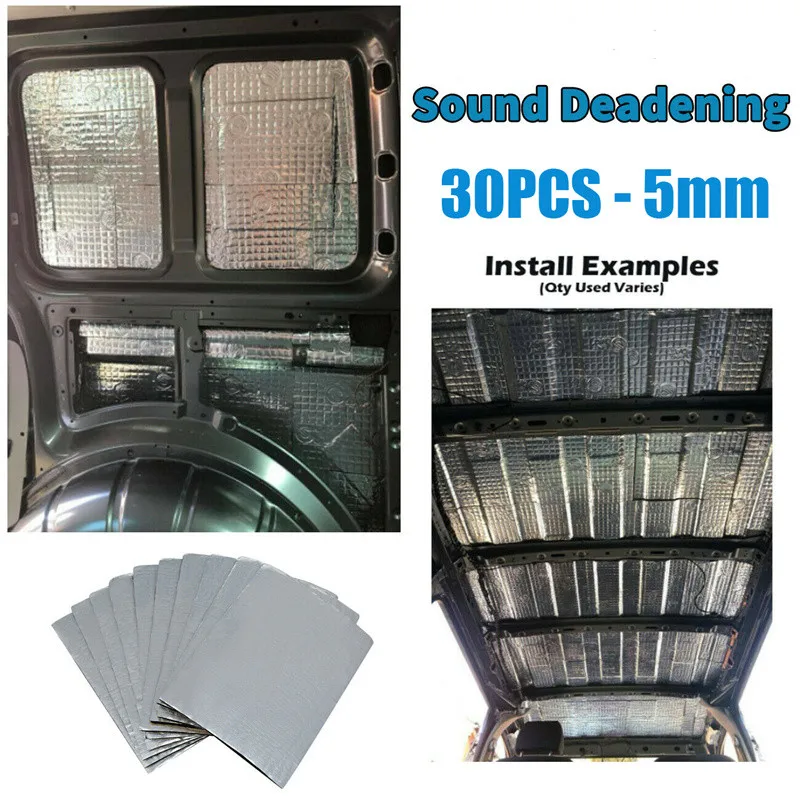 10/20/30Pcs Car Truck Soundproof Deadening Mat 5mm Noise Heat Deadening Soundproof Dampening Mat For Car Hood Engine Door
10/20/30Pcs Car Truck Soundproof Deadening Mat 5mm Noise Heat Deadening Soundproof Dampening Mat For Car Hood Engine Door
