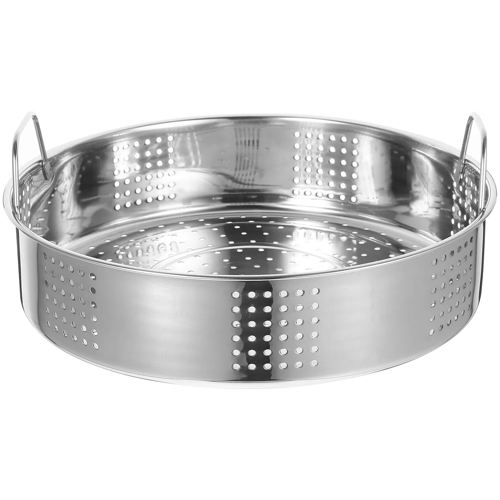 25Cm Heavy Duty Stainless Steel Steamer Grid Smooth Surface Easy Clean Dual Handles Steamer Basket for Buns Dumplings Food
25Cm Heavy Duty Stainless Steel Steamer Grid Smooth Surface Easy Clean Dual Handles Steamer Basket for Buns Dumplings Food
