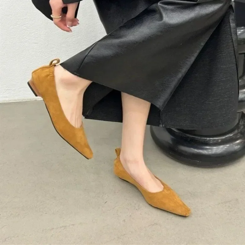 Shoes for Women 2024 Outdoor Slip on Women's Flats Elegant Dress Flats Women Shallow Mouth Pointed Toe Low Heel Shoes Female
Shoes for Women 2024 Outdoor Slip on Women's Flats Elegant Dress Flats Women Shallow Mouth Pointed Toe Low Heel Shoes Female