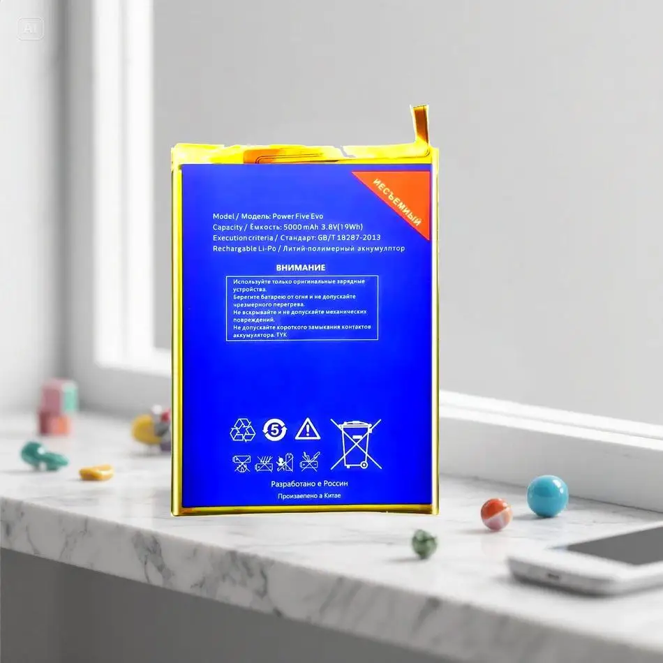 5000Mah Reliable Replacement Mobile Phone Battery For Highscreen Power Five Evo Pro Environmentally Friendly
5000Mah Reliable Replacement Mobile Phone Battery For Highscreen Power Five Evo Pro Environmentally Friendly