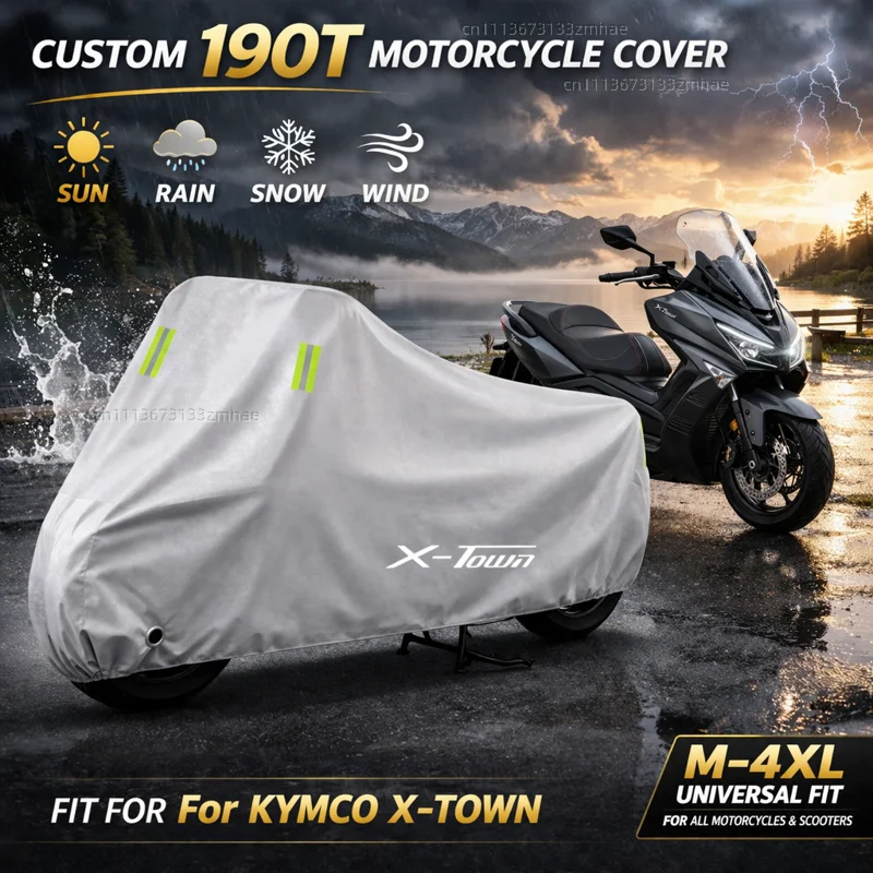 Чехол для мотоцикла KYMCO X-TOWN125i X-TOWN300i, водонепроницаемый, сверхпрочный, для улицы, защита от дождя, пыли и солнца
Чехол для мотоцикла KYMCO X-TOWN125i X-TOWN300i, водонепроницаемый, сверхпрочный, для улицы, защита от дождя, пыли и солнца