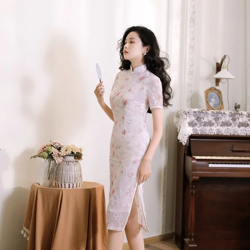 Yourqipao Лето Cheongsam средней длины двухслойное шифоновое улучшенное самосовершенствование утягивающее восточное свадебное платье Qipao для женщин
Yourqipao Лето Cheongsam средней длины двухслойное шифоновое улучшенное самосовершенствование утягивающее восточное свадебное платье Qipao для женщин