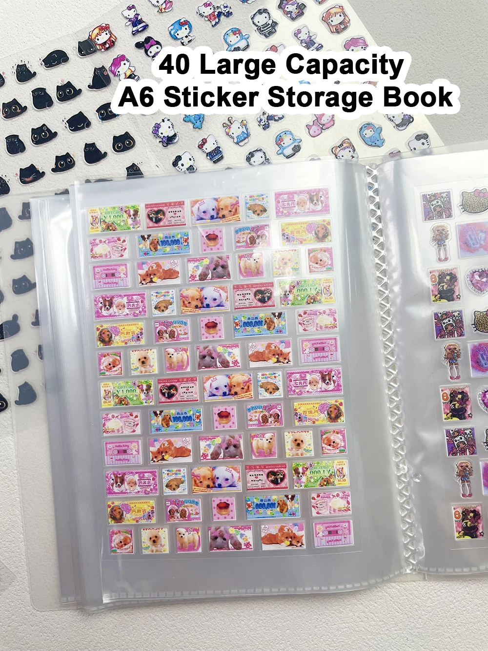 40 Pages Large Capacity A6 Size Nail Sticker Storage Book Party Photo Binder Storage Album Scrapbook Sticker Material Packaging
40 Pages Large Capacity A6 Size Nail Sticker Storage Book Party Photo Binder Storage Album Scrapbook Sticker Material Packaging