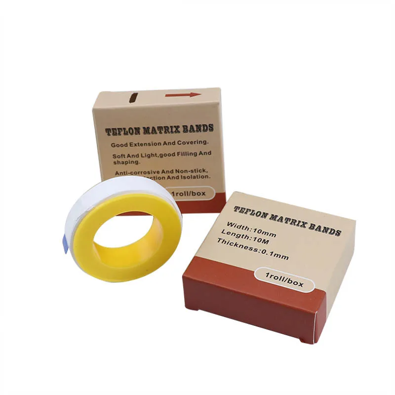 1Roll Dental Supplies Teflon Matrix Bands Anti-Corrosive Non-Stick Matrix Strips Matrices Material Belt Dentist Restore Material
1Roll Dental Supplies Teflon Matrix Bands Anti-Corrosive Non-Stick Matrix Strips Matrices Material Belt Dentist Restore Material