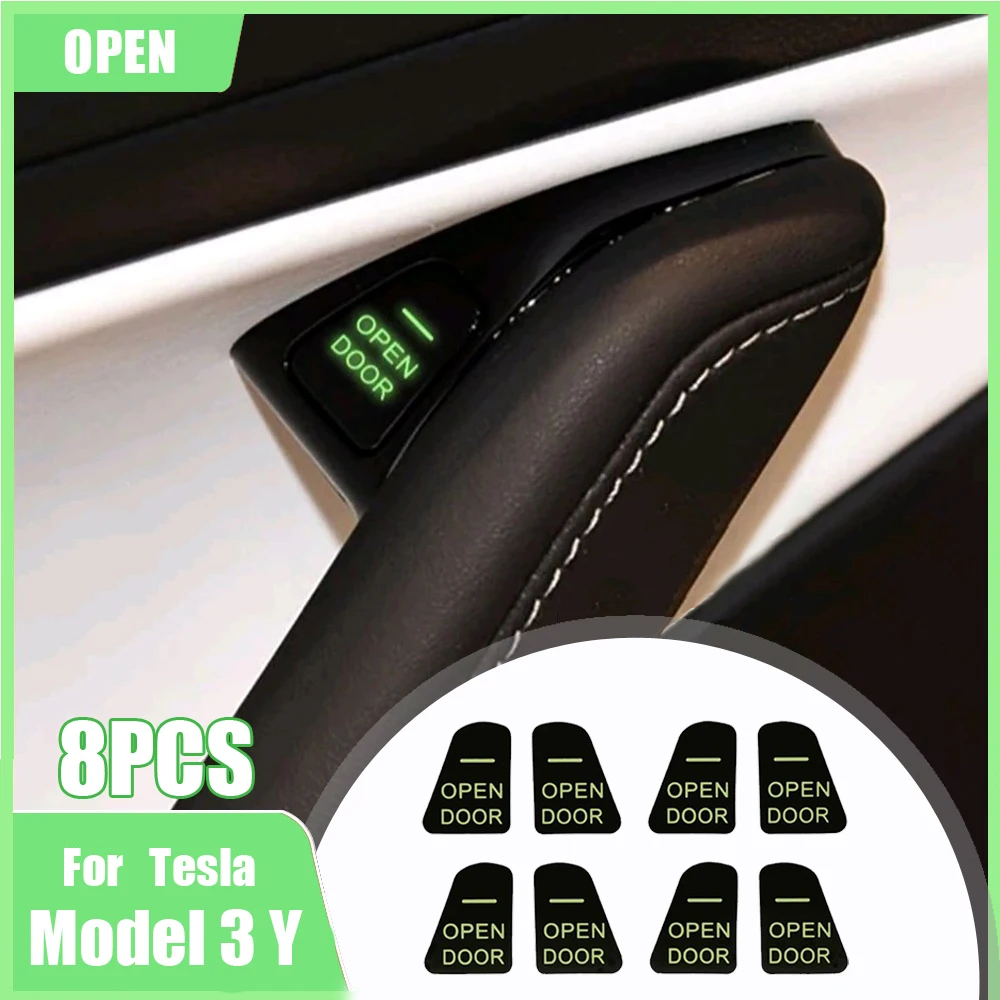 8pcs Car Armrest Window Lift Button Switch Decal Car Open Door Button Luminous Stickers Auto Accessories for Tesla Model 3 Y
8pcs Car Armrest Window Lift Button Switch Decal Car Open Door Button Luminous Stickers Auto Accessories for Tesla Model 3 Y