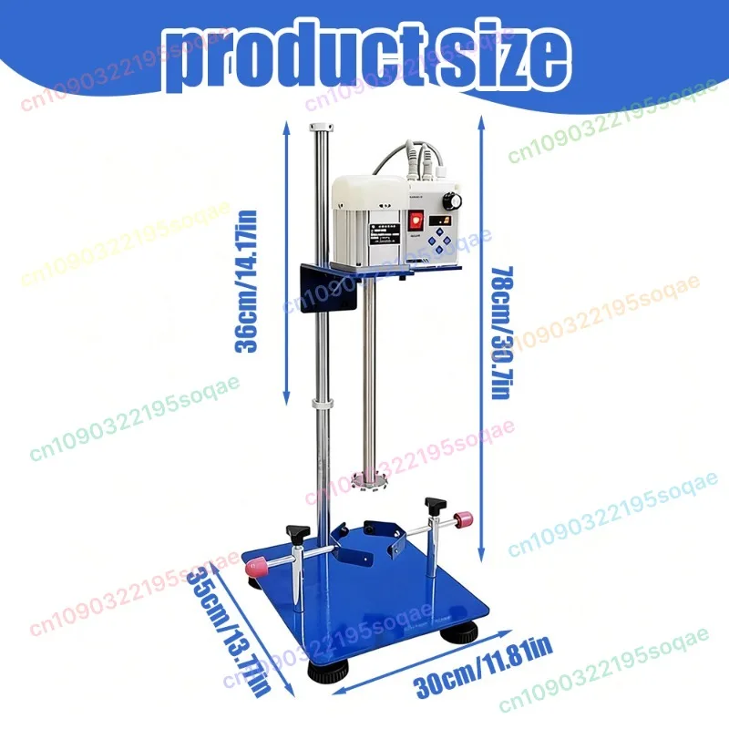 High-Speed Dispersing Mixer Digital Disperser Laboratory Mixing Stirrer Coating Paint Dispersing Instrument 220V
High-Speed Dispersing Mixer Digital Disperser Laboratory Mixing Stirrer Coating Paint Dispersing Instrument 220V