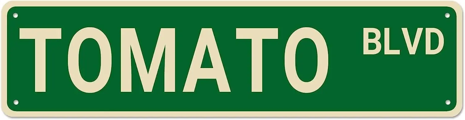 Томатный бул, уличный знак, томатный знак, украшение для томатов, подарок для влюбленных томатов, Забавный настенный Декор для дома/кухни/фермы, качественный металл
Томатный бул, уличный знак, томатный знак, украшение для томатов, подарок для влюбленных томатов, Забавный настенный Декор для дома/кухни/фермы, качественный металл