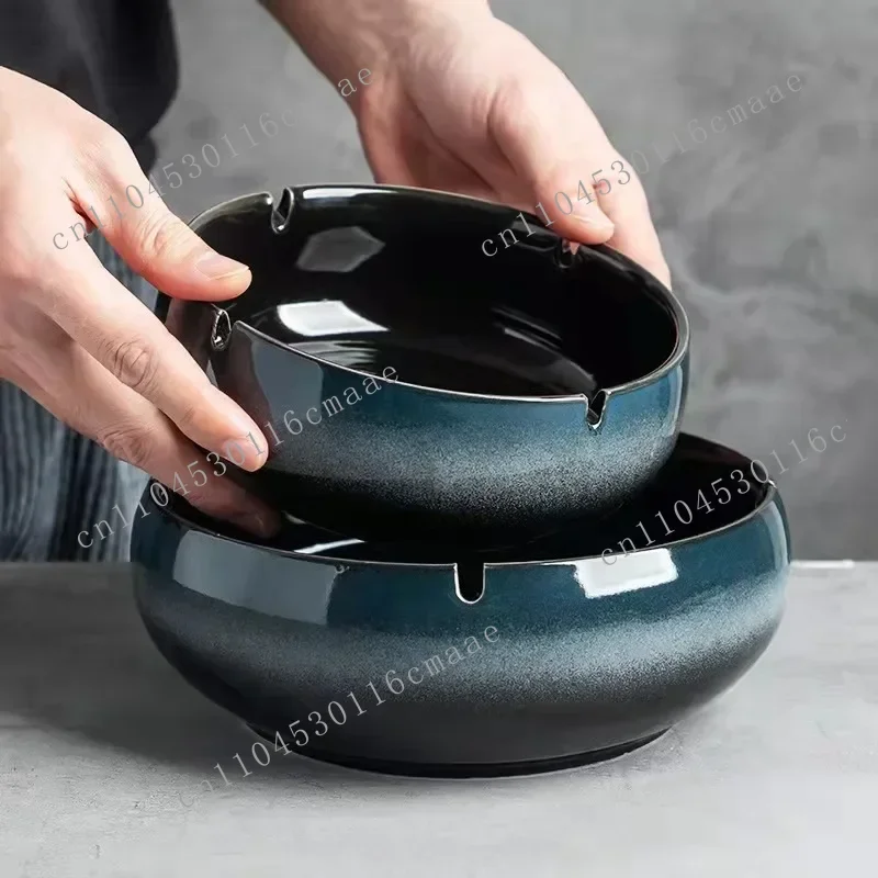 New Ceramic Ashtray with Lid Creative Kiln Glazing Decoration Desktop Ashtray Living Room Ashtray Decoration
New Ceramic Ashtray with Lid Creative Kiln Glazing Decoration Desktop Ashtray Living Room Ashtray Decoration