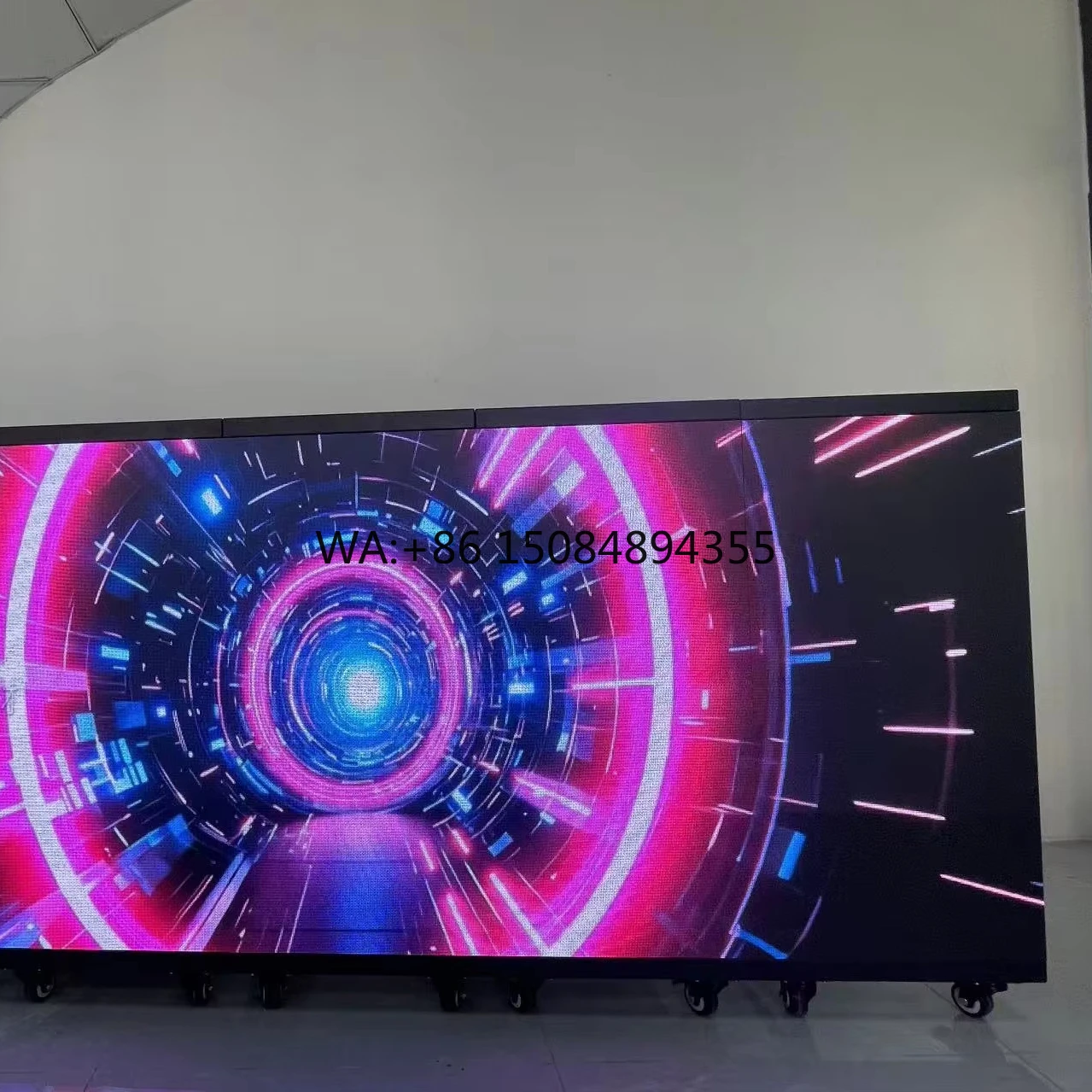 Nationvision LED Customizable Shaped P2.604 Full-Color Fully Folding Design Indoor LED DJ Booth Display
Nationvision LED Customizable Shaped P2.604 Full-Color Fully Folding Design Indoor LED DJ Booth Display