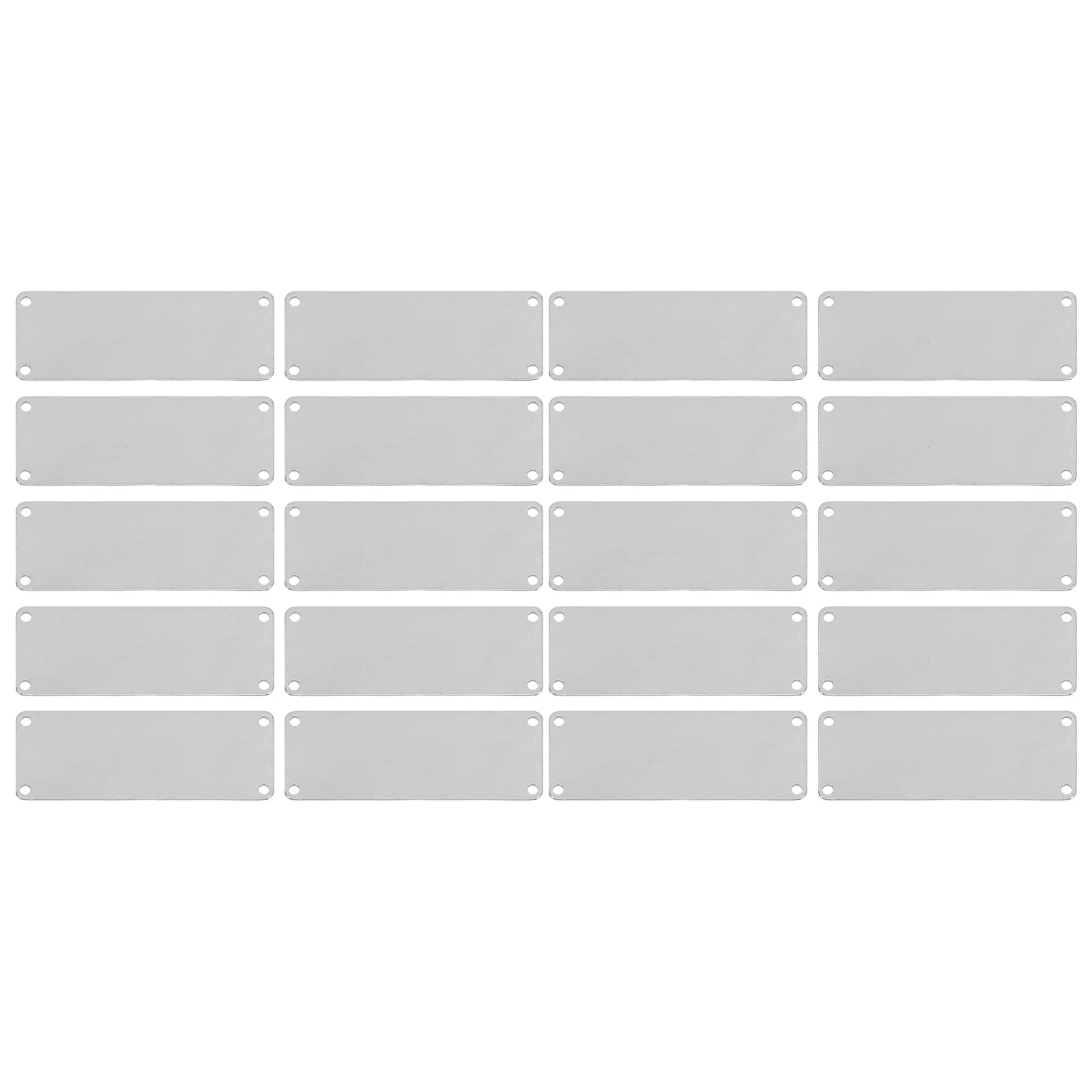 20pcs Stainless Steel Blank Tags 4 Hole Rectangular Stamping Blanks For Engraving Metal Pendant Charms For Jewelry Making
20pcs Stainless Steel Blank Tags 4 Hole Rectangular Stamping Blanks For Engraving Metal Pendant Charms For Jewelry Making