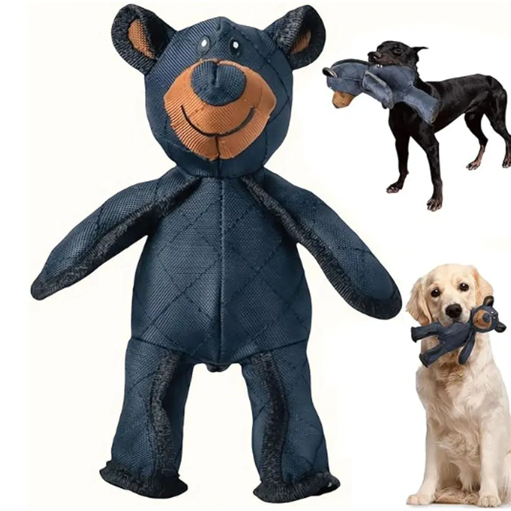 Pet Dog Toys Bear Doll Resistant Squeaky Dark-Blue Bear Toy Robust Dog Bear Toy For Aggressive Chewers Small Large Dog 2025 New
Pet Dog Toys Bear Doll Resistant Squeaky Dark-Blue Bear Toy Robust Dog Bear Toy For Aggressive Chewers Small Large Dog 2025 New