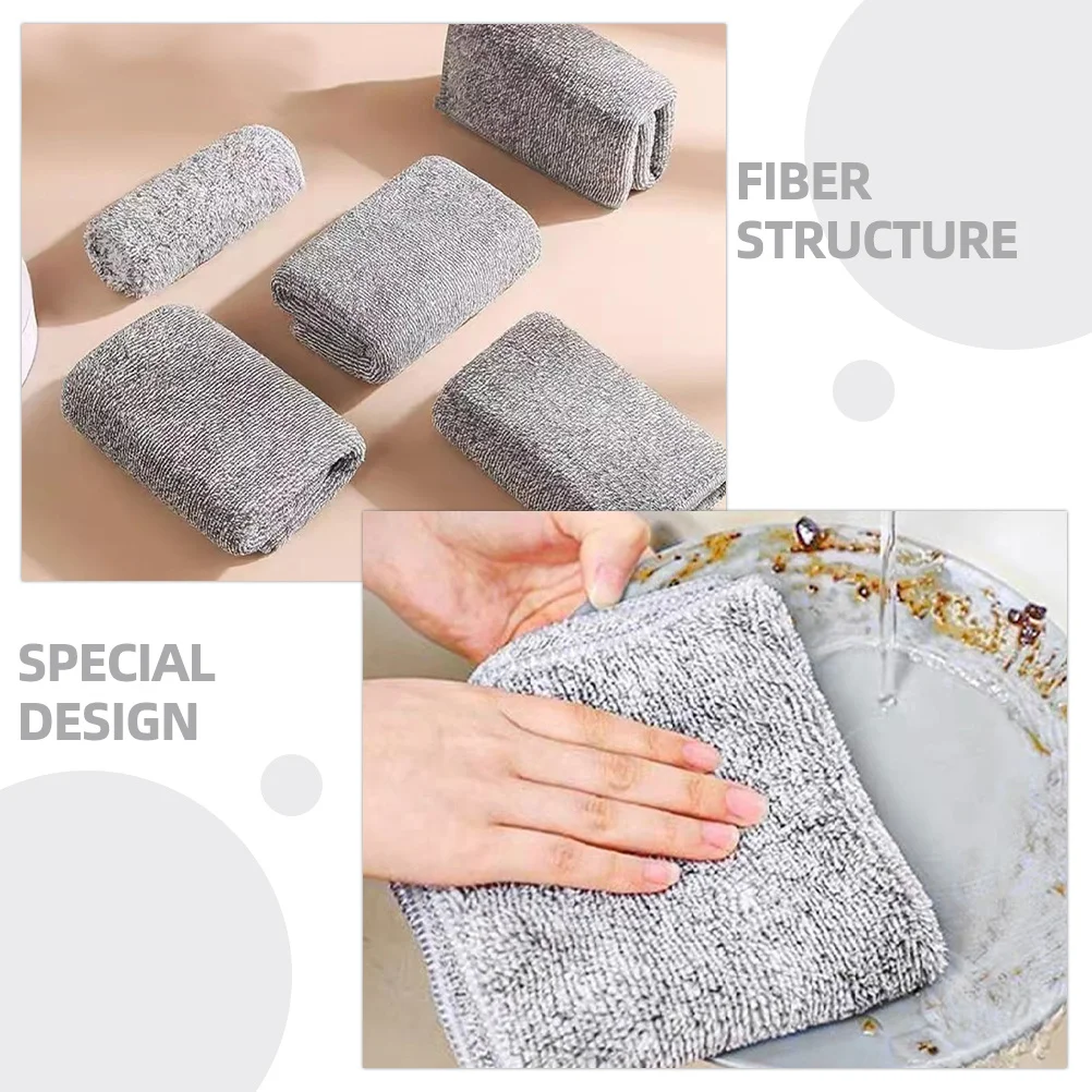 10Pcs Dishwashing Cloth Kitchen Towels Soft Oil-Removing Lock Edge Reusable Dishwashing Rags for Kitchenware Table
10Pcs Dishwashing Cloth Kitchen Towels Soft Oil-Removing Lock Edge Reusable Dishwashing Rags for Kitchenware Table