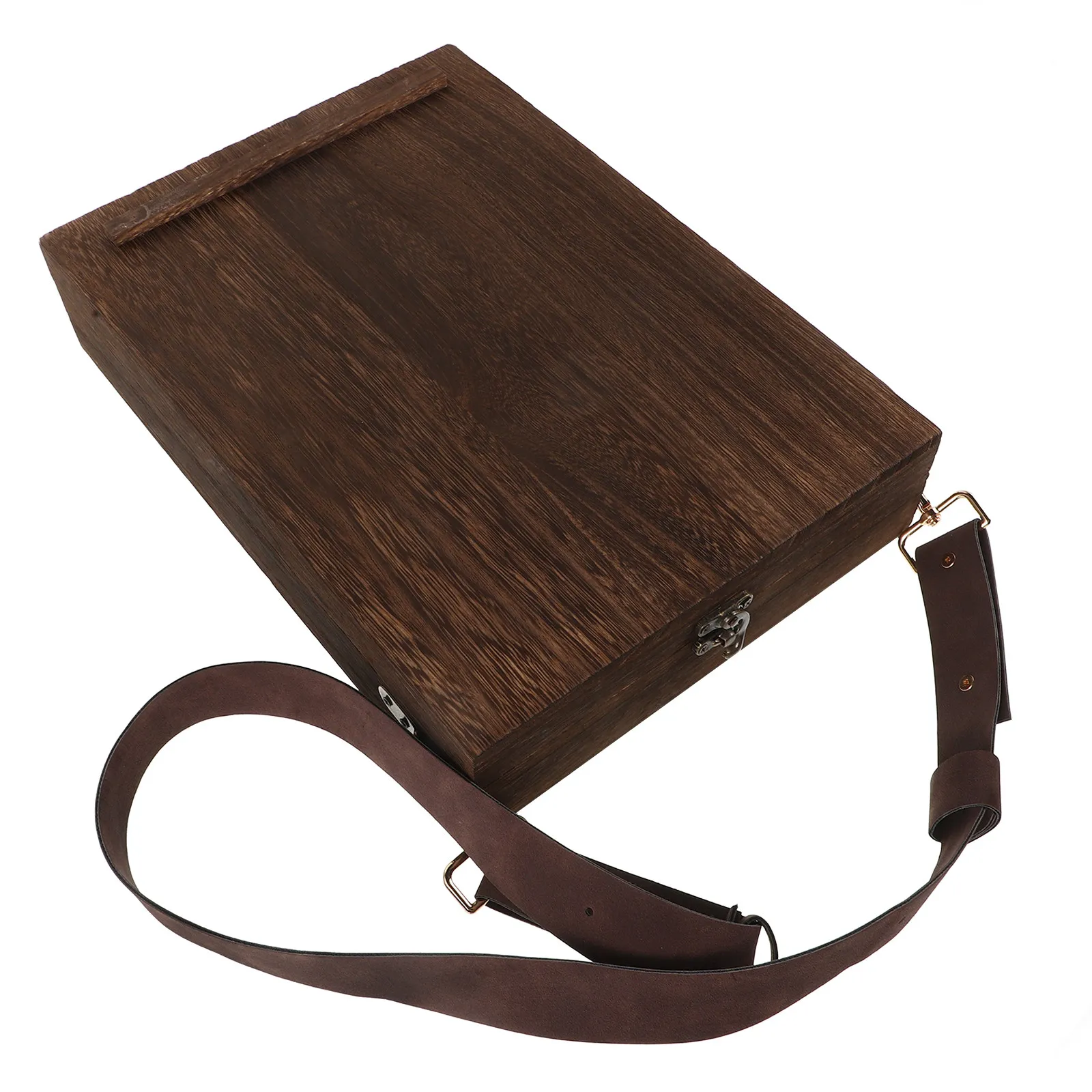 Wooden Artist Storage Box 13x9inch Writers Messenger Design Portable Sketch Tool Case Crossbody Postman Bag Easel Compatible
Wooden Artist Storage Box 13x9inch Writers Messenger Design Portable Sketch Tool Case Crossbody Postman Bag Easel Compatible
