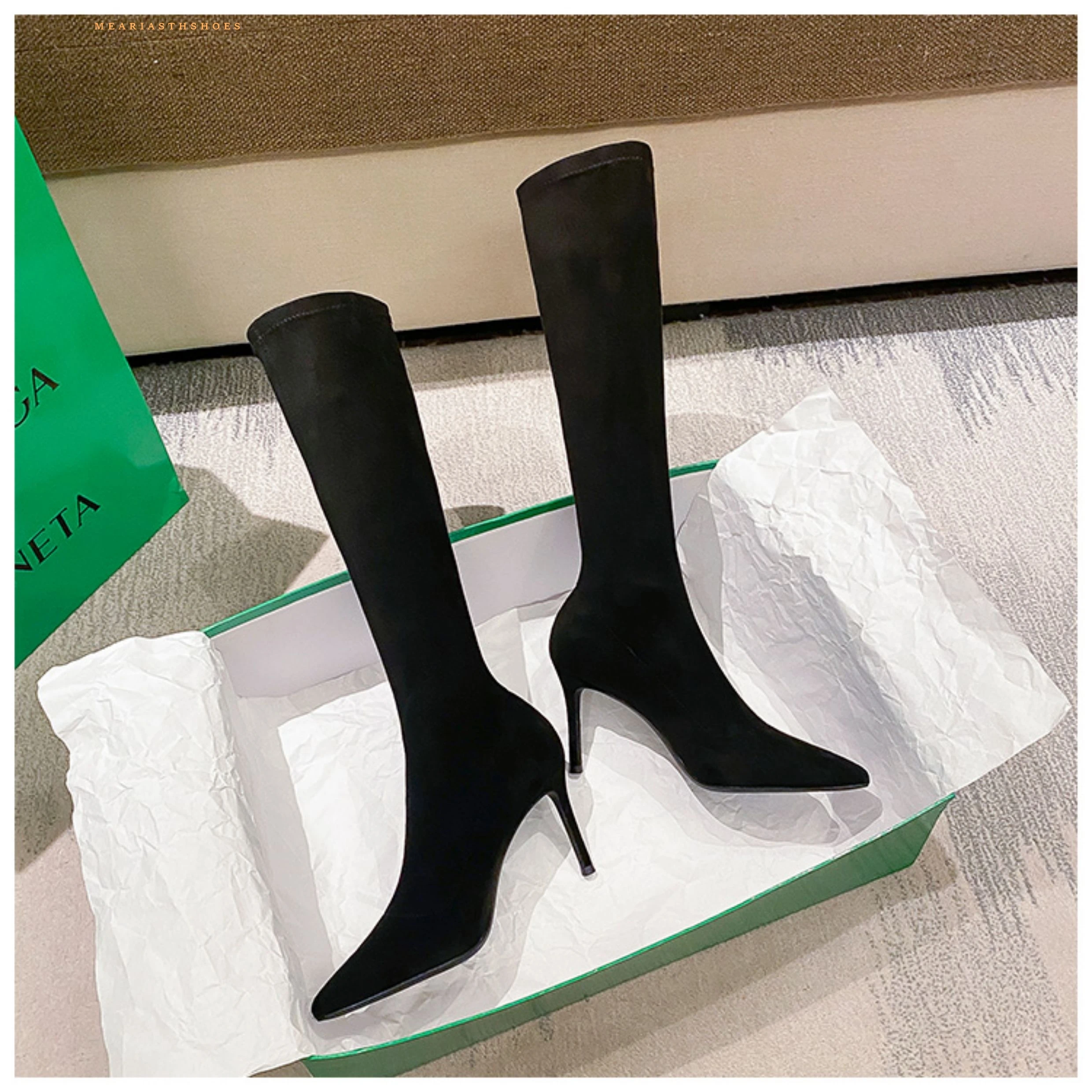 Autumn Winter Faux Suede Women's Knee High Boots Sexy Pointed Toe Thin Heel Designer Long Boots Comfort Lightweight Botas Mujer
Autumn Winter Faux Suede Women's Knee High Boots Sexy Pointed Toe Thin Heel Designer Long Boots Comfort Lightweight Botas Mujer