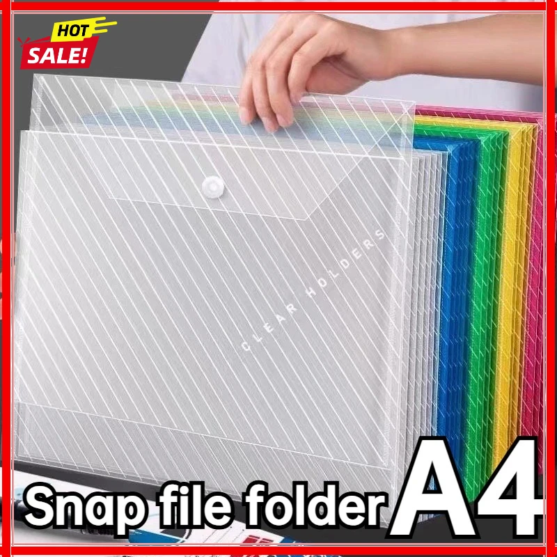 5pcs A4 Transparent File Bag Plastic Documents Filing Storage Bag Student Organizer Information Pocket Folders Stationery New
5pcs A4 Transparent File Bag Plastic Documents Filing Storage Bag Student Organizer Information Pocket Folders Stationery New
