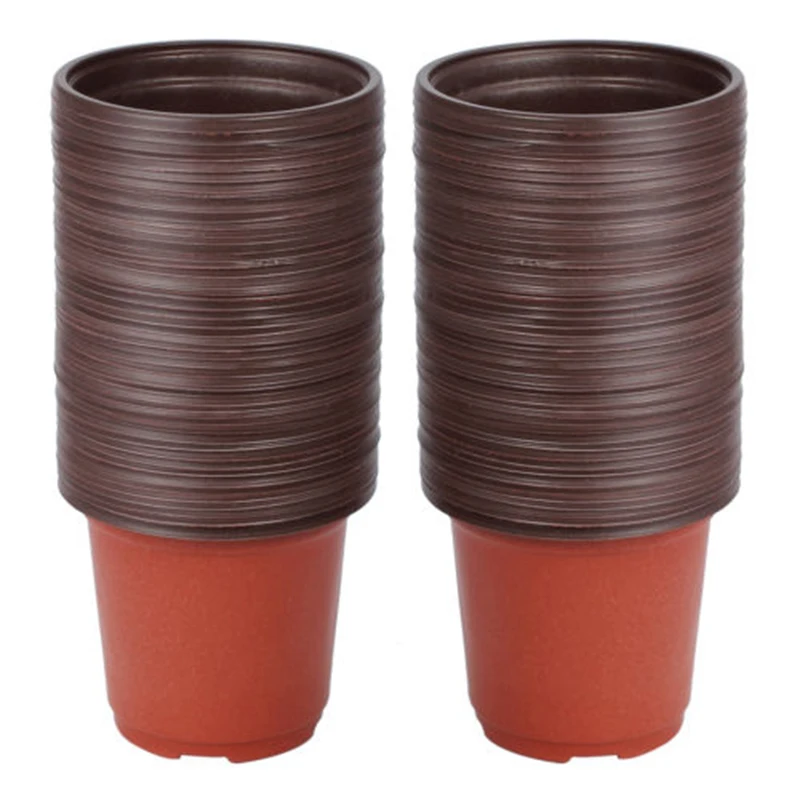 Flower Pot Nursery Pots Containers Set 9*6*8cm Balanced drainage Ventilation 100pcs Plastic Garden High Quality
Flower Pot Nursery Pots Containers Set 9*6*8cm Balanced drainage Ventilation 100pcs Plastic Garden High Quality