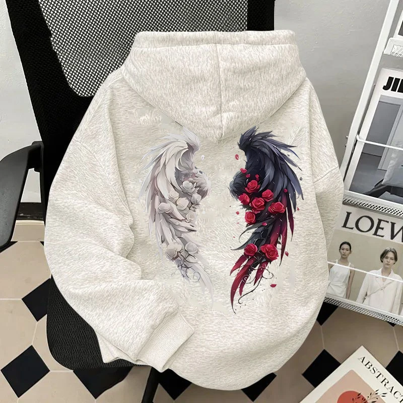 Ретро Крылья Розы с принтом для мужчин и женщин толстовка с капюшоном осень-зима новая повседневная одежда для отдыха на природе фитнес повседневная свободная теплая спортивная одежда
Ретро Крылья Розы с принтом для мужчин и женщин толстовка с капюшоном осень-зима новая повседневная одежда для отдыха на природе фитнес повседневная свободная теплая спортивная одежда
