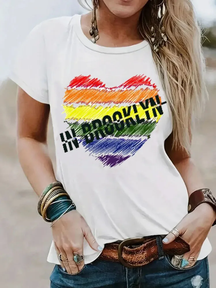 In Brooklyn Cotton Material Retro Cute T Shirts O-neck Casual Summer Woman Tshirts Fashion Streetwear Kawaii Clothes
In Brooklyn Cotton Material Retro Cute T Shirts O-neck Casual Summer Woman Tshirts Fashion Streetwear Kawaii Clothes