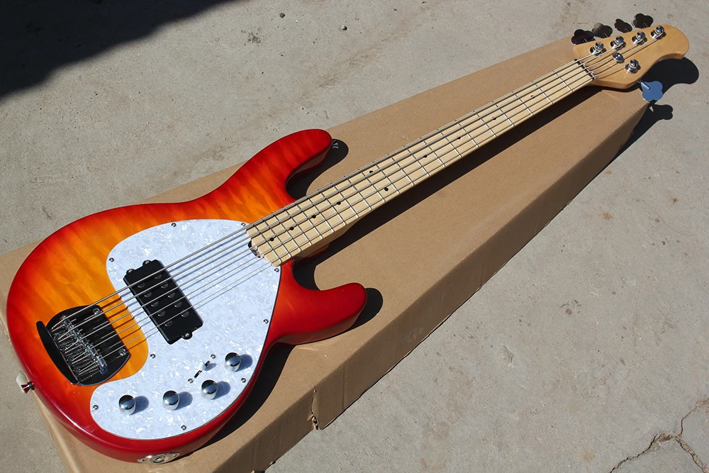 Фабрика Cherry Sunburst 5 и 6 струн, электрическая бас-гитара, Кленовая подставка, хромированные металлические изделия, настраиваемый
Фабрика Cherry Sunburst 5 и 6 струн, электрическая бас-гитара, Кленовая подставка, хромированные металлические изделия, настраиваемый