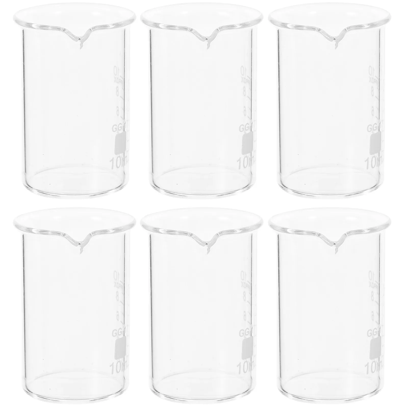 Набор из 6 термостойких мерных стаканов, многофункциональные стеклянные лабораторные стаканы с точной шкалой, инструменты для измерения жидкостей
Набор из 6 термостойких мерных стаканов, многофункциональные стеклянные лабораторные стаканы с точной шкалой, инструменты для измерения жидкостей