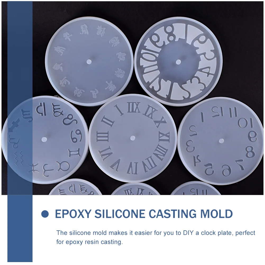 Silicone Clock Mold for Epoxy Resin Crafts Large Number Molds Digital Reusable Nonstick Easy Clean DIY Jewelry Accessories
Silicone Clock Mold for Epoxy Resin Crafts Large Number Molds Digital Reusable Nonstick Easy Clean DIY Jewelry Accessories