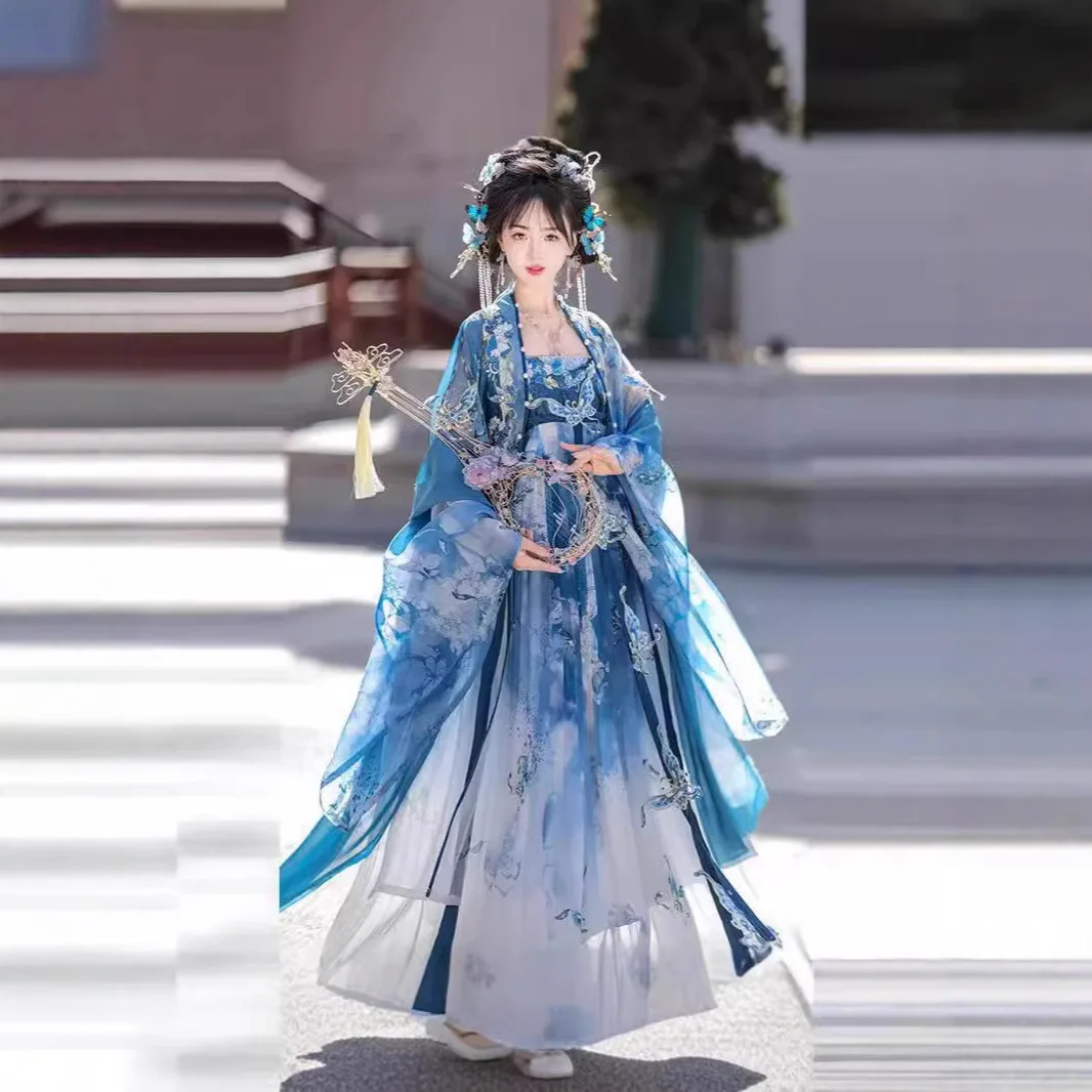 Машинная вышивка Qi Chest Terminus Плиссированная юбка Система Женская китайская одежда Хань Лето
Машинная вышивка Qi Chest Terminus Плиссированная юбка Система Женская китайская одежда Хань Лето