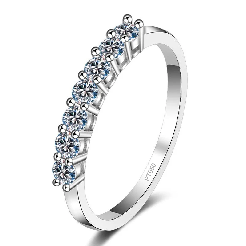 LioraGem Princess 7-Stone Moissanite Ring for Women, 0.7-Carat Star Sparkling Band Platinum PT950 Stamp Jewelry Gift
LioraGem Princess 7-Stone Moissanite Ring for Women, 0.7-Carat Star Sparkling Band Platinum PT950 Stamp Jewelry Gift