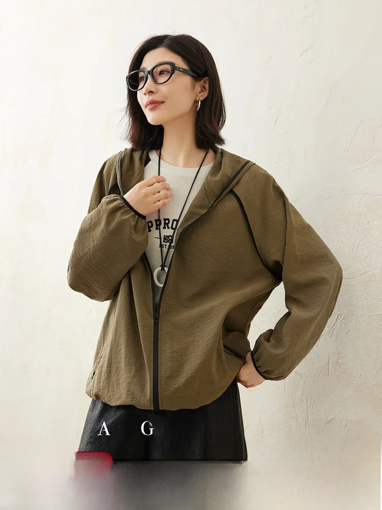 NAGUAGU Pumpkin Valley 2026 New Style Zipper Hooded Jacket Mountain Series Fashionable Simple Quality Women's Short Coat
NAGUAGU Pumpkin Valley 2026 New Style Zipper Hooded Jacket Mountain Series Fashionable Simple Quality Women's Short Coat