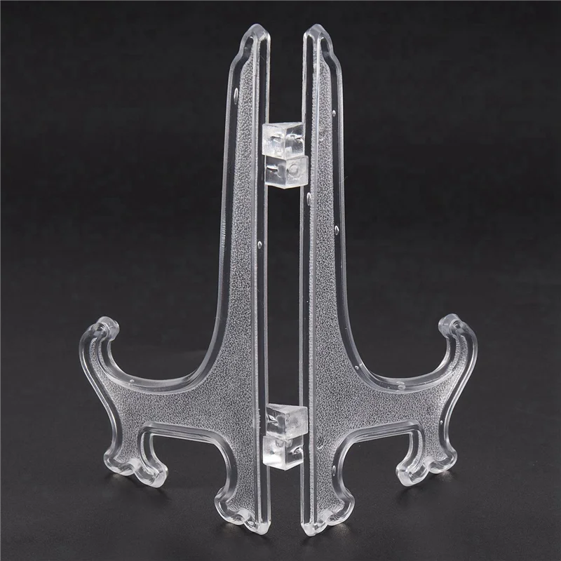 60Pcs Clear Easels Plate Holders Display Dish Rack Picture Frame Photo Book Pedestal Holder Display Stand Stander
60Pcs Clear Easels Plate Holders Display Dish Rack Picture Frame Photo Book Pedestal Holder Display Stand Stander