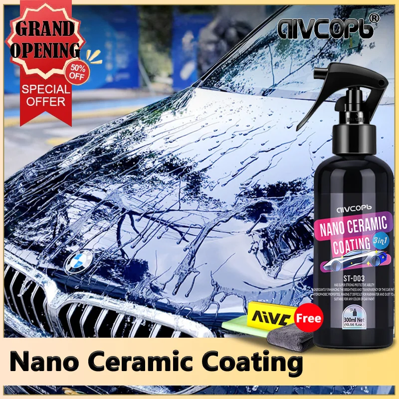 3 In 1 Car Ceramic Nano Coating Liquid Coating Crystal Hydrophobic Layer Polishing Paint Coating Agent Auto Polish Nano Coating
3 In 1 Car Ceramic Nano Coating Liquid Coating Crystal Hydrophobic Layer Polishing Paint Coating Agent Auto Polish Nano Coating