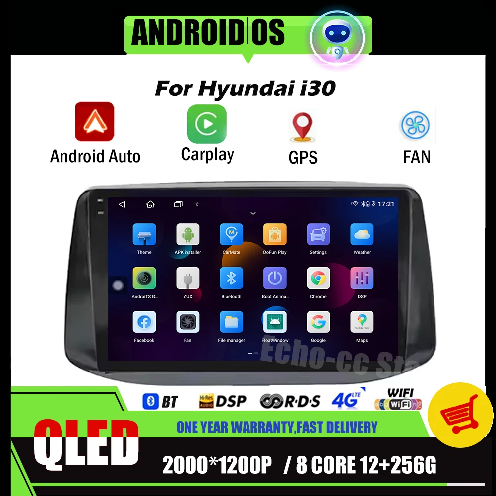 Android 14 беспроводной Carplay для Hyundai i30 2017 2018 автомобильный радиоприемник мультимедийный плеер головное устройство GPSнавигация WlFl + 4G DSP стерео
Android 14 беспроводной Carplay для Hyundai i30 2017 2018 автомобильный радиоприемник мультимедийный плеер головное устройство GPSнавигация WlFl + 4G DSP стерео