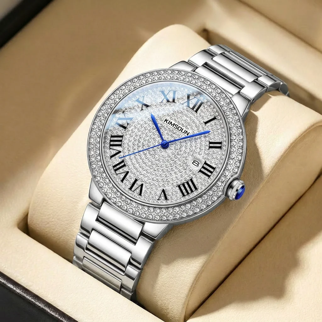 1pcs Men's silver dial alloy strap vintage fashion business chronograph calendar details Quartz Watch for business party holiday
1pcs Men's silver dial alloy strap vintage fashion business chronograph calendar details Quartz Watch for business party holiday