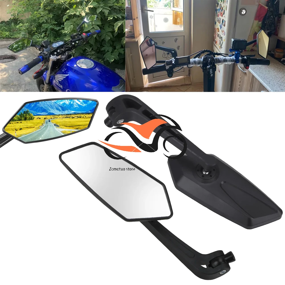 Koso Motorcycle Rearview Mirror - Universal Adjustable Rear Mirror for Scooters & Electric Motorcycles - HD Lens Motorcycle Acce
Koso Motorcycle Rearview Mirror - Universal Adjustable Rear Mirror for Scooters & Electric Motorcycles - HD Lens Motorcycle Acce