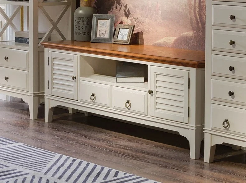 solid wood TV cabinet light luxury pastoral style furniture living room small apartment floor TV cabinet combination
solid wood TV cabinet light luxury pastoral style furniture living room small apartment floor TV cabinet combination