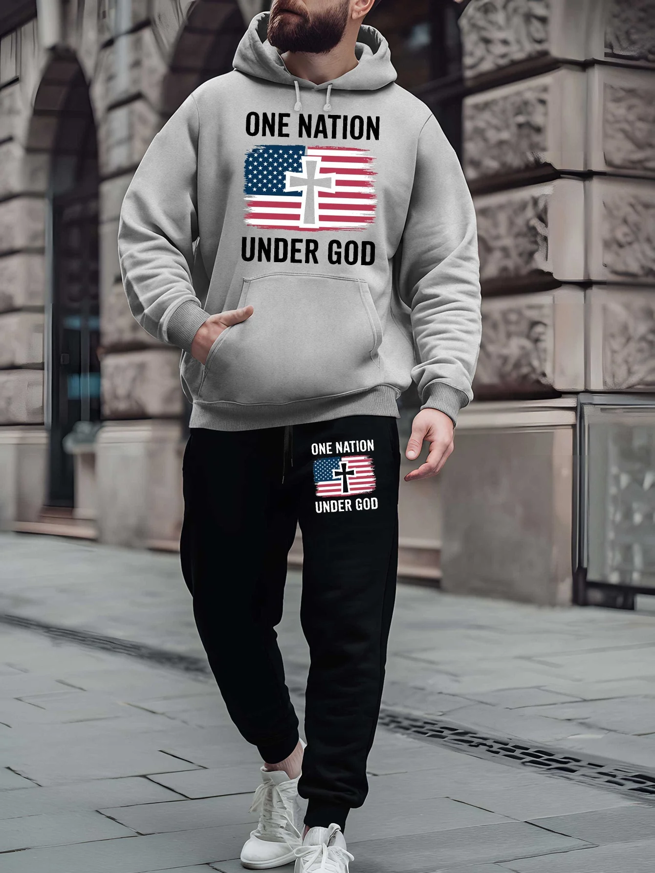 Autumn/Winter Fashionable Men's Hoodie Set, Plus Size Men's and Women's Autumn/Winter Casual Sports Set
Autumn/Winter Fashionable Men's Hoodie Set, Plus Size Men's and Women's Autumn/Winter Casual Sports Set