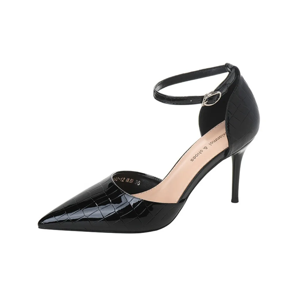 Fashion Pointed Toe Stiletto Heel Sandals Elegant Patent Leather Women High Heels
Fashion Pointed Toe Stiletto Heel Sandals Elegant Patent Leather Women High Heels
