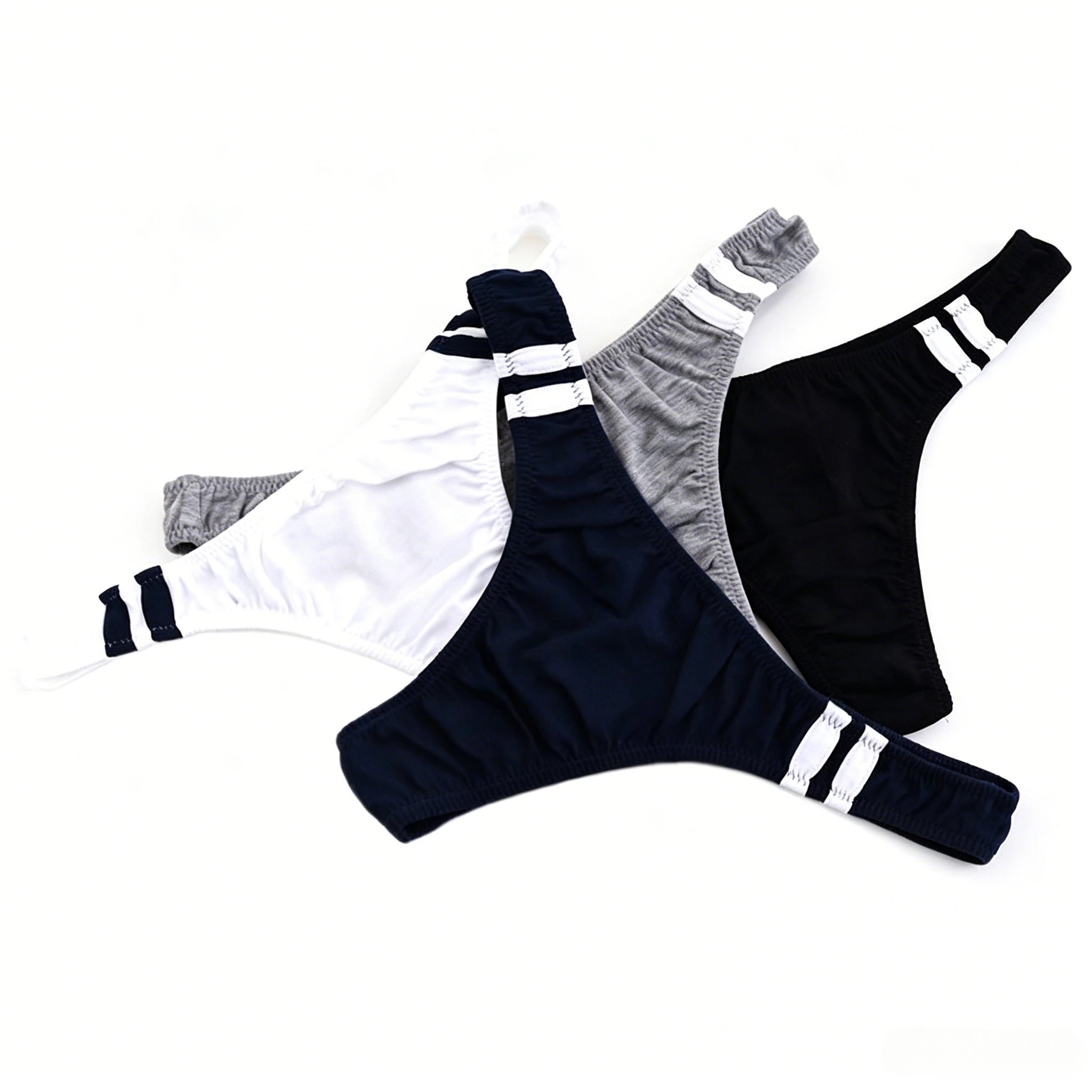 Cotton G-String Thong for Men Mid-Low Waist Side Stripes Sexy Breathable Comfortable Underwear
Cotton G-String Thong for Men Mid-Low Waist Side Stripes Sexy Breathable Comfortable Underwear