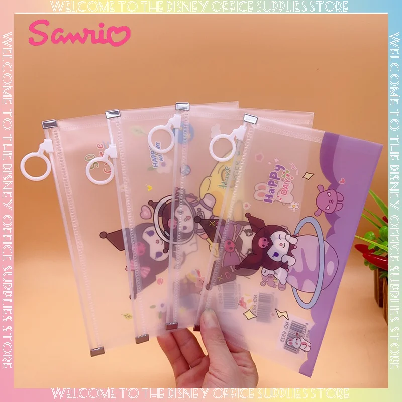 12/24pcs Sanrio Kuromi A6 File Bag Transparent Large-capacity Snaptest Paper Storage Bag Information Bag Student Stationery
12/24pcs Sanrio Kuromi A6 File Bag Transparent Large-capacity Snaptest Paper Storage Bag Information Bag Student Stationery