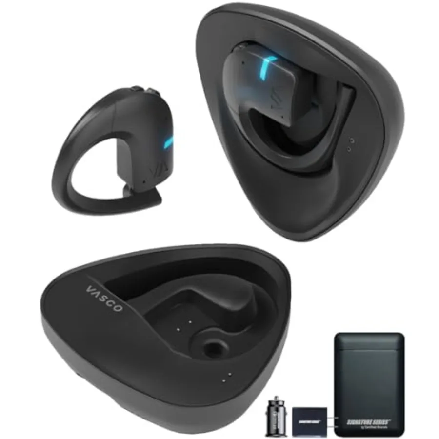 Vasco Translator E1 Language Translator Earbuds for Travel, ABS Plastic, Black, Real-Time Speech Translation with 50+ Languages
Vasco Translator E1 Language Translator Earbuds for Travel, ABS Plastic, Black, Real-Time Speech Translation with 50+ Languages