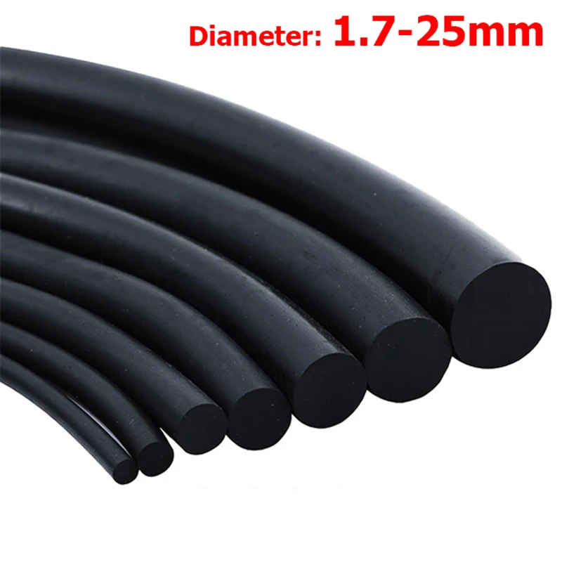 1M Diameter 1.7-15mm Black Solid Fluorine Rubber Round Sealing Strip O-shaped Rubber Strip High Temperature Corrosion Resistance
1M Diameter 1.7-15mm Black Solid Fluorine Rubber Round Sealing Strip O-shaped Rubber Strip High Temperature Corrosion Resistance