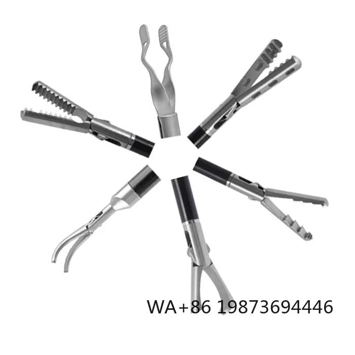 Universal forceps handle, matching connecting part for various clinical surgical forceps instruments
Universal forceps handle, matching connecting part for various clinical surgical forceps instruments