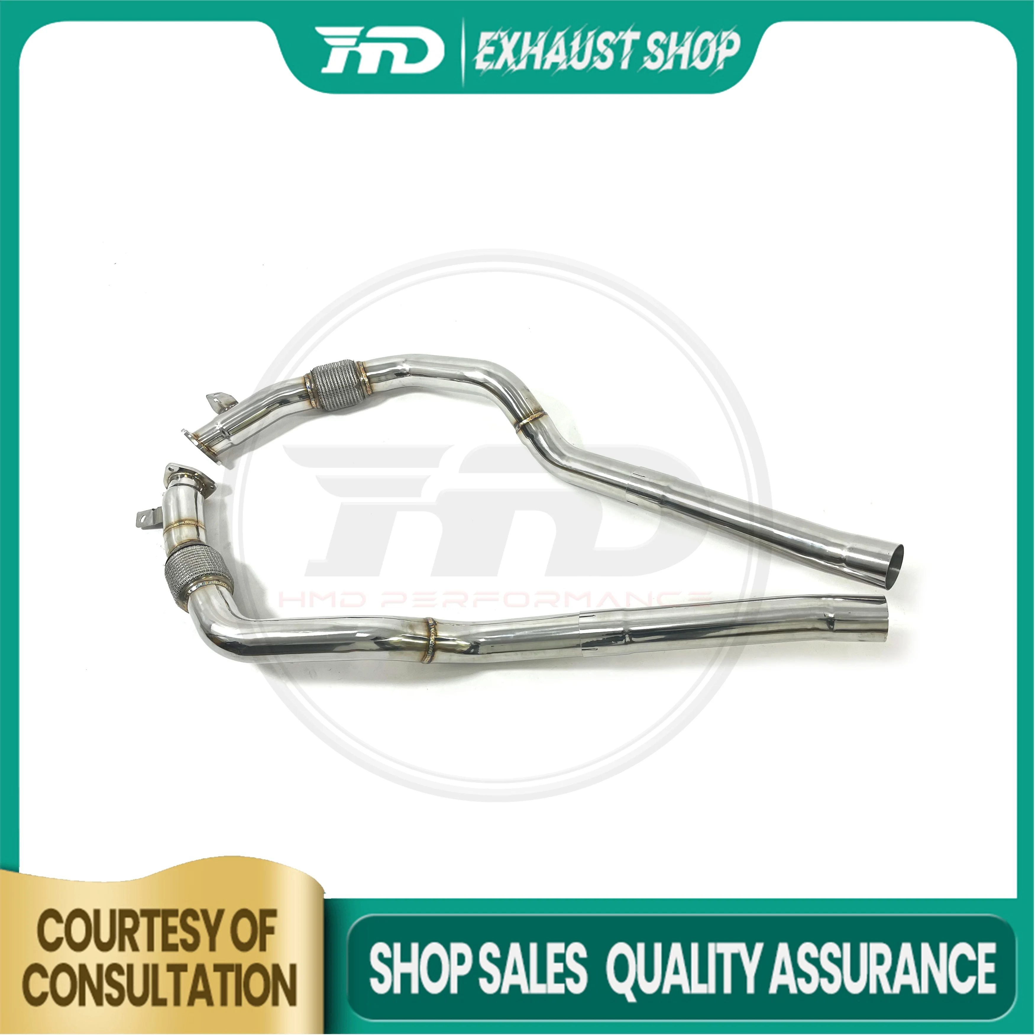 High Quality Resonant Tube For AUDI RS6 C8 Stainless Steel Exhaust System Non-destructive Installation HMD
High Quality Resonant Tube For AUDI RS6 C8 Stainless Steel Exhaust System Non-destructive Installation HMD