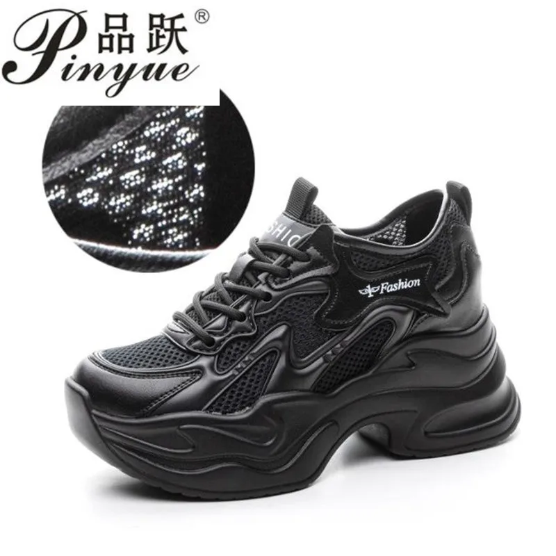 9CM High Heels dermis Autumn Chunky Sneakers Women Platform Sports Breathable Mesh Shoes Woman Lace-up Thick Bottom Dad Shoes 40
9CM High Heels dermis Autumn Chunky Sneakers Women Platform Sports Breathable Mesh Shoes Woman Lace-up Thick Bottom Dad Shoes 40