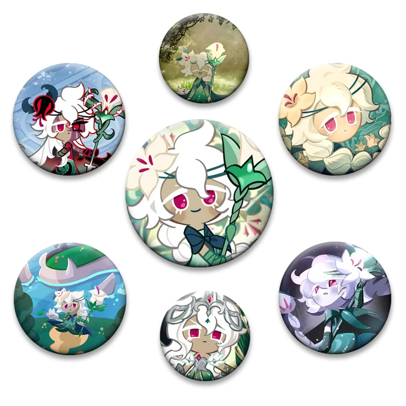 Hot Game Character White Lily Cookie Tinplate Soft Button Pins Creative Brooch Character Icon Badge for Clothes Bag Decor Gifts
Hot Game Character White Lily Cookie Tinplate Soft Button Pins Creative Brooch Character Icon Badge for Clothes Bag Decor Gifts