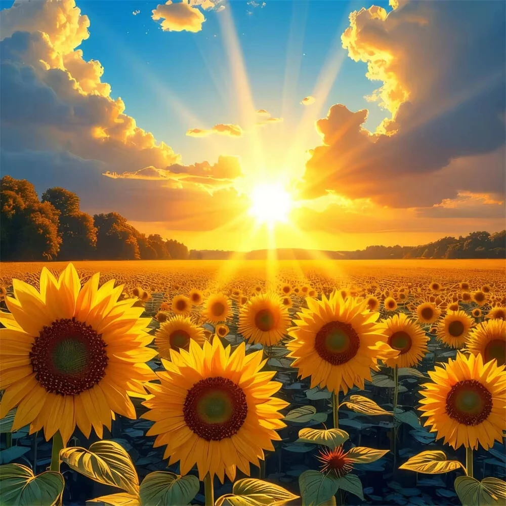 DIY Sunflower Field Jigsaw Puzzle, Vibrant Floral Landscape with Sunset Sky Gift High Quality Perfect Home Decor
DIY Sunflower Field Jigsaw Puzzle, Vibrant Floral Landscape with Sunset Sky Gift High Quality Perfect Home Decor