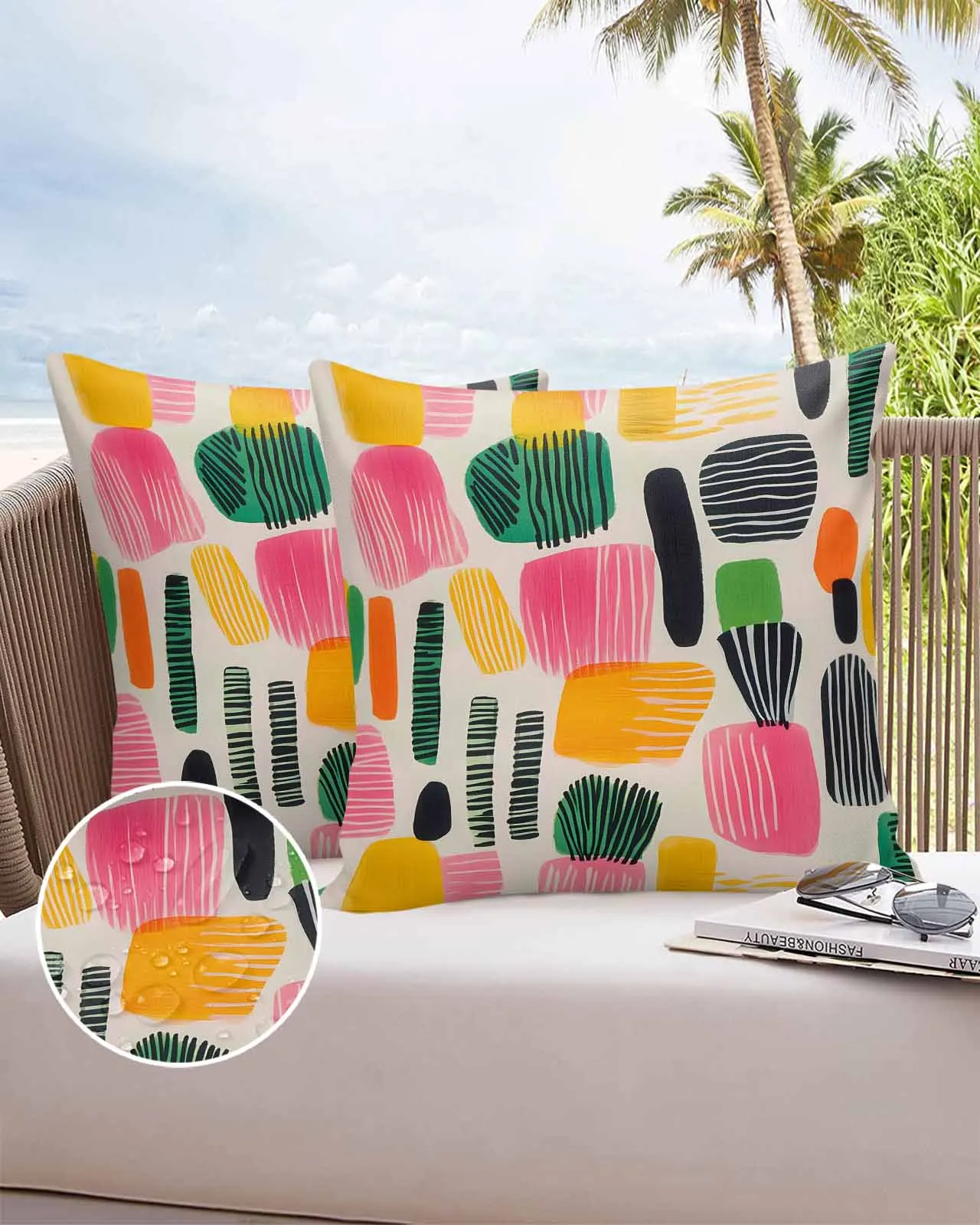 Modernism Abstract Color Block 2/4PCS Outdoor Pillowcase Waterproof Pillow Cover Case Garden Patio Cushion Covers Home Decor
Modernism Abstract Color Block 2/4PCS Outdoor Pillowcase Waterproof Pillow Cover Case Garden Patio Cushion Covers Home Decor